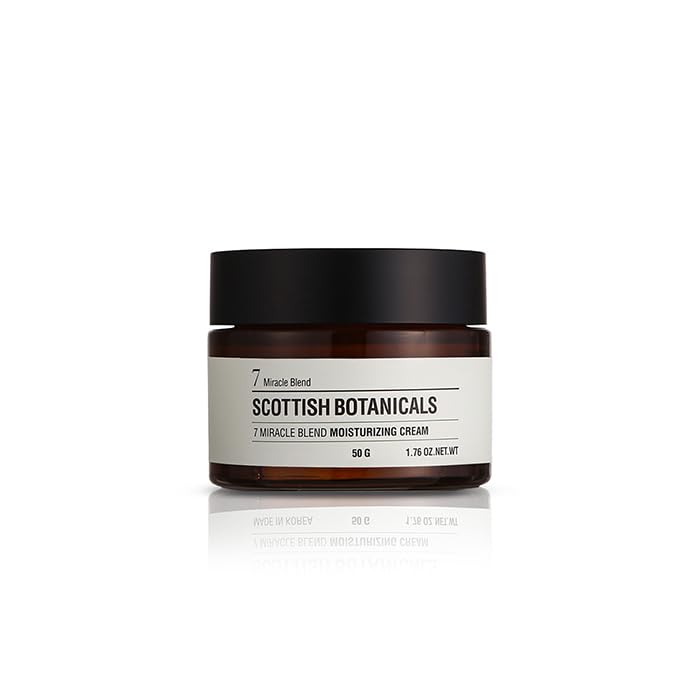 SCOTTISH BOTANICALS - 7 Miracle Blend Moisturizing Cream, Hydrating Face cream, Infused with Herbal Ingredients, For all Skin, Daily cream, 50g, DIANA DRUMMOND
