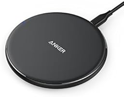Anker Wireless Charger, Qi-Certified Ultra-Slim Wireless Charger Compatible iPhone Xs Max/XS/XR/X/8/8 Plus, Galaxy...