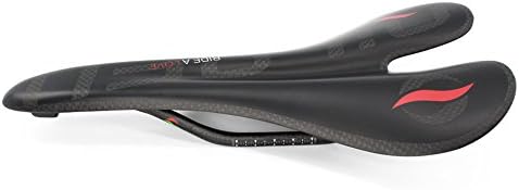 QILEFU Mountain Bicycle Full Carbon Fibre Saddle Road Bike Carbon Saddles MTB Front Seat Mat (matt black)