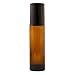 GreenHealth Aromatherapy - Amber Glass Bottle with Roll On Applicator and Black Cap - 10 ml - Package of 6