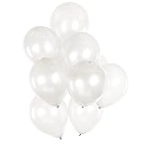 160 Pack of 12” White Latex Balloons Bulk by LD Goods