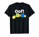 OOF! Funny Blox Noob Gamer T- Shirt Gifts For Gamers