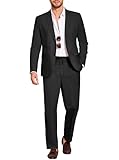 COOFANDY Men's 2 Piece Linen Suits Set Regular Fit