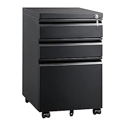 DEVAISE 3 Drawer Mobile File Cabinet with