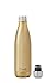 S'well Stainless Steel Water Bottle - 17 Fl Oz - Sparkling Champagne - Triple-Layered Vacuum-Insulated Containers Keeps Drinks Cold for 36 Hours and Hot for 18 - BPA-Free - Perfect for the Go