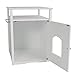 Merry Pet Cat Washroom/Night Stand Pet House, White