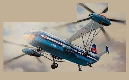 Amazon Com Mil V 12 Helicopter Mil Experimental Design Bureau 1 72 Amodel 72018 Toys Games