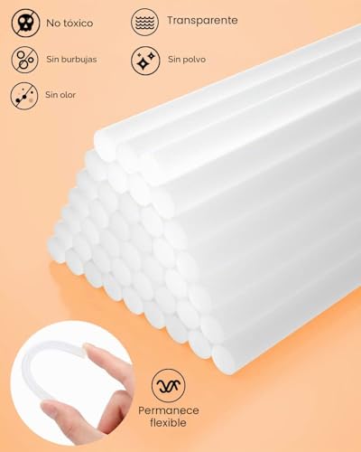 SHALL Hot Glue Sticks Full Size 11mm x 100mm x 120pcs Suitable for All Weather Glue Guns Multipurpose Suitable for Kids Adults Crafts