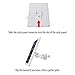 Wasserstein Gutter Mount for Solar Panel Compatible with Ring, Arlo, Blink, Reolink Cams (1 Pack, White) (Not Compatible with Ring Super Solar Panel)