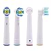 BristleSoft Oral B Replacement Brush Heads Compatible For Pro Vitality Electric Toothbrush –8pc Floss Action, Cross Action, Precision Clean, Pro White -For Oral B Sensitive Triumph Pro 1000 Pro 3000 Pro 5000 Pro 7000