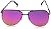 Quay Australia Women's The Playa Sunglasses, Black/Pink Mirror, One Size