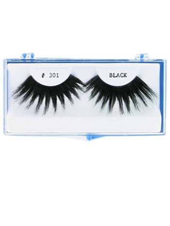Black Long Thick Fake Eyelashes - ONE SIZE