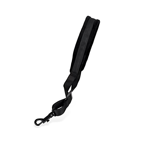 EaseIcon Luxury Fashion Flannelette Sax Neck Strap [Extra Comfortable Design] Adjustable Hook Harness Belt - Ideal for Alto, Tenor, Baritone, Soprano Saxophones (Black) - Thumbnail 5