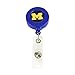 NCAA Michigan Wolverines Team Logo Office Student Retractable Badge Reel Id Ticket Clip
