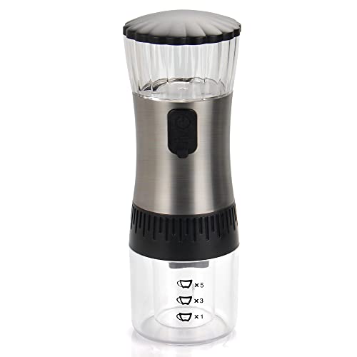 CoaGu Electric Burr Grinders Coffee Grinder Rechargeable Adjustable 4