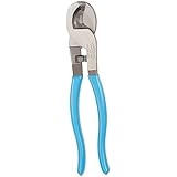 Channellock 911 9.5-Inch Cable Cutter | High Leverage Curve Jaw Cutting Edge is Heat-Treated for Extended Tool Life | Ideal for Cutting Coaxial Cable, Aluminum and Copper Cabling | Pliers Forged from High Alloy Steel | Made in the USA