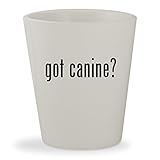 got canine? - White Ceramic 1.5oz Shot Glass