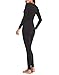 Lusofie Womens Cotton Thermals Adult Onesie Henley Thermal Underwear Union Suit