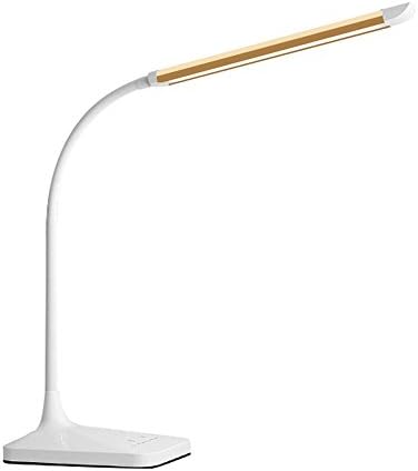 YLISAE NRAE Dimmable LED Desk Lamp 10W 14-Level Dimmer,7 Lighting Modes Touch Control,Adjustable Arm Eye-Care Table Lamp (Gold)