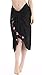 MOONCOLOUR Women's Sheer Tassel Sarong Beach Pareo Swimsuit Wrap