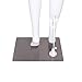Giantex Female Mannequin Stand Dress Form Egghead Plastic Full Body Display with Base, 6 Ft (White, Casual Two Hands Mannequin)