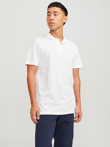 Homme Jjebasic Noos Polo, Blanc, L EU