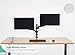 EleTab Dual Monitor Mount Stand – Height Adjustable Monitor Arm Stand Fully Articulating Gas Spring Desk Mount Fits for 2 Screens 17 to 32 inchesthumb 1
