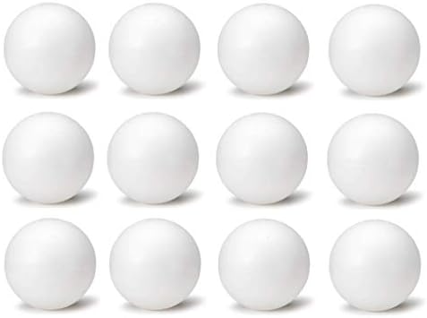 6 Inch White Foam Craft Balls for Art & Crafts Projects Foam Polystyrene Balls (4)