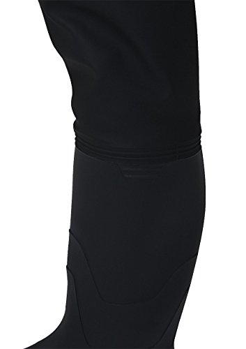 Pros/3kamido Bottes Cuissardes « Standard » De Qualité Pour Pêcheurs Professionnels, Noir