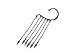 Bundle Monster 6pc Punk Style Ear Wrap Charm Ear Cuff Earring Stud Fashion Accessory for Pierced + Non Pierced Ears - Set 1