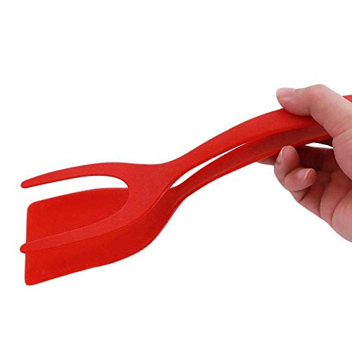 KOBWA Egg Flipper Spatula, Egg Spatula Grip and Flip Spatula 2 In 1 Cooking Kitchen Spatu for Perfect Pancake, French Toast and Omelet Making