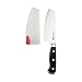 Sabatier Forged Triple-Riveted Stainless Steel Nakiri Knife with EdgeKeeper Self-Sharpening Sleeve, 5-Inch