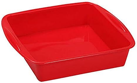 AMAZInthapuj Silicone Cake Mold Square Shape Pan Bakeware Baking Tools Pizza Lasagna Tray Bread Muffin Chocolate