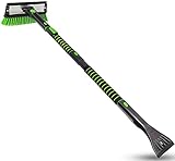 SEAAES 51 Inch Ice Scraper and Snow Brush with