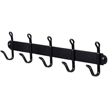 Amazon Com Ikea Svartsjon Black 5 Hook Coat Hanger Clothes Rack