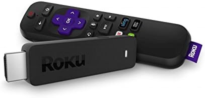 Roku Streaming Stick | Portable, Power-Packed Player with Voice Remote with TV Power and Volume