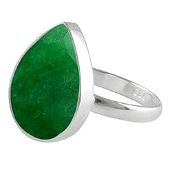 SURYAGEMS Pear Shape Faceted Original Sterling