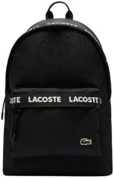 Amazon.com | Lacoste Women's Daily City Backpack, Black, One Size