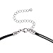 Lux Accessories Black Suede Burnished Silver Tone Dream Catcher Feather Choker