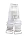 Clear Invisible Bra Shoulder Strap - Metal Hook w/ Plastic Cover, 3/8