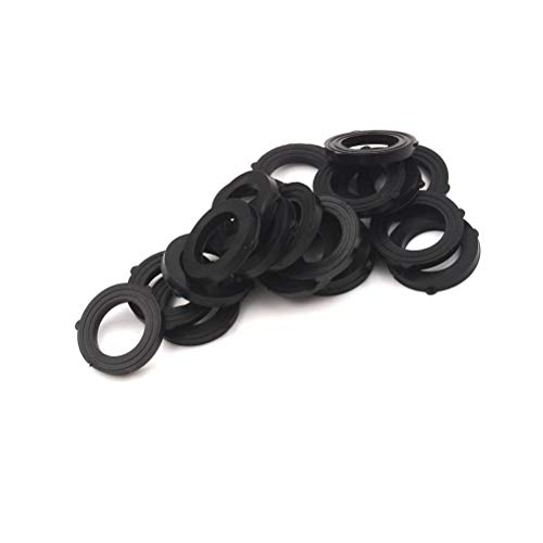 Eshylala 50 Pack Garden Hose Rubber Washer Garden Hose Sprinkler Accessories 3/4" TPR Waterstop Washer - Thumbnail 5