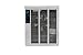 Fahrenheat FSSHO4004 Smart Series Digital Programmable LED Touchscreen Wall Heater for Home and Commercial Use, White