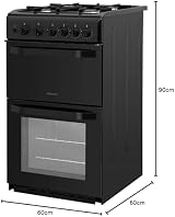 Hotpoint 50cm Double Cavity Gas Cooker Black HD5G00KCB view 10