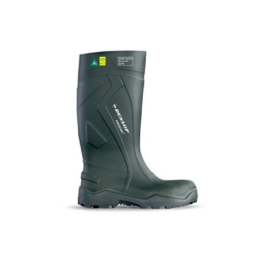 Dunlop E76294315 Purofort Full Safety Boots with Steel Toe, 100% Waterproof Purofort Material, Lightweight and Durable Protective Footwear, Slip-Resistant, Size 15 - Thumbnail 2