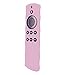 Silicon Case for Alexa Voice Remote for Fire TV and Fire TV Stick by 1XD GEAR (Pink Purple)