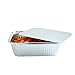 PARTY BARGAINS 5 Lb. Aluminum Foil Pans with Lids - 50 Count Set with Board Lids, 9 x 7 Inches Oblong Pan Food Container for Hot and Cold Use (Max 240°C)
