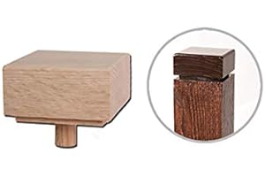 HOUSE OF FORGINGS Red Oak RO-SQUARE-CAP-4000 Modern Cap for 4000 Series Newel Post