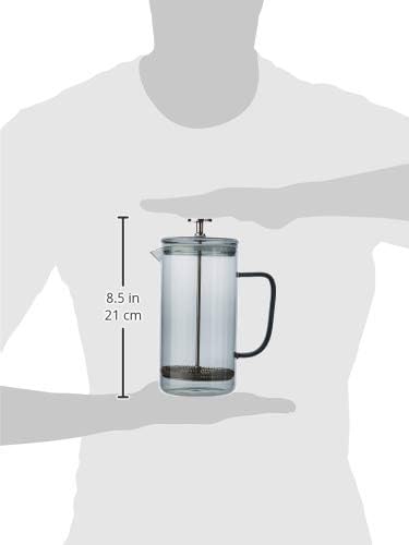 La Cafetière Core Cafetiere/French Press Coffee Maker, Borosilicate Glass, Smoky Grey, 8 Cup, 8 Cup (1 Litre) - Image 4