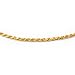 Bling Jewelry Strong Cable Rope Chain Anklet Ankle Bracelet For Women Yellow 14K Gold Plated .925 Sterling Silver 10 Inch Made in Italy