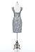 Short Lace Silver Mother of the Bride Dress with Jacket Formal Gowns